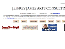 Tablet Screenshot of jamesarts.com